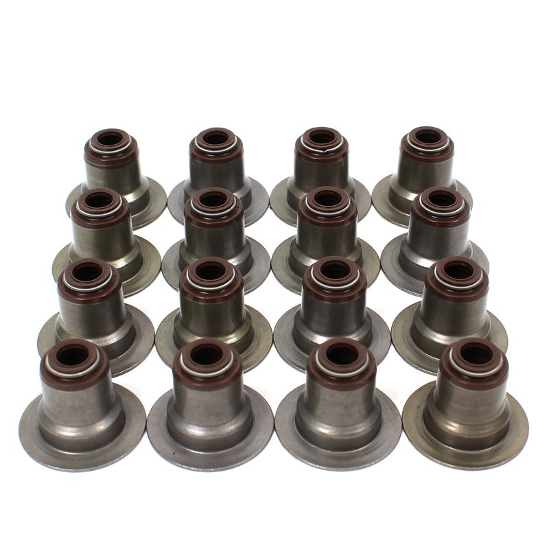 CNS Valve Stem Seal Set (16v) Compatible with 2001-16 GM V8 VORTEC 4.8L 5.3L 6.0L 6.2L Chevrolet Silverado GMC Savana Sierra Yukon Isuzu Ascender - Image 1